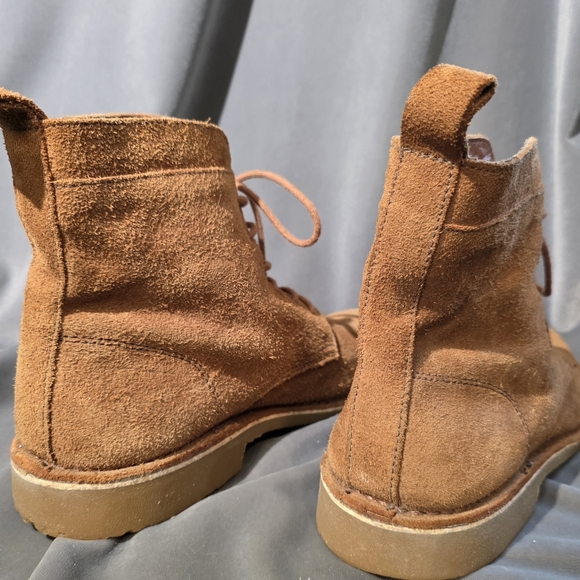 ZARA Men's Suede Lace-Up Boots - Picture 3 of 7